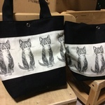 再販猫ちゃんのミニトートバッグ S