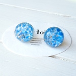vintage 「aqua」ピアス/イヤリング