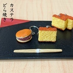 どら焼きとカステラの和菓子なピアスorイヤリング