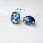 vintage 「青の洞窟」ピアス