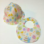 ハッピーイースター❁﻿ベビーハットとベビースタイ♡