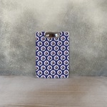 norinrin様　専用ページ　クリップボード　A5サイズ　紫水玉バラ