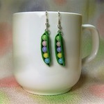 えんどう豆のピアス