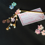 桜のキレイシンプルな簪