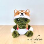 柴犬(茶柴)になりたいマリモちゃん🐾あみぐるみ