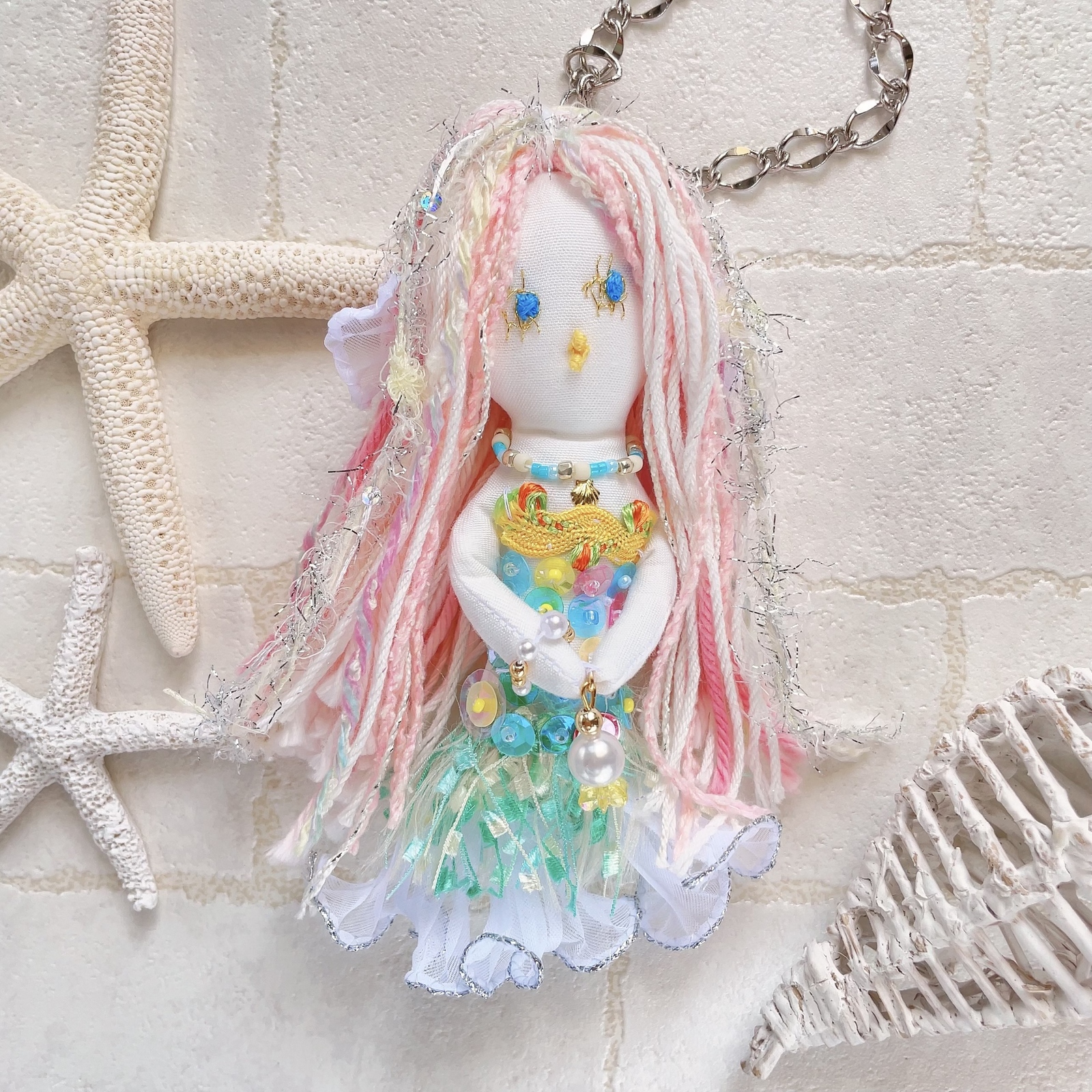 送料無料☆ドールチャーム～pineapple orange～ - Fuy'S HANDMADE