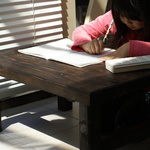 ハンドメイド家具　机　テーブル　子供机　ちゃぶ台　