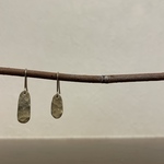 真鍮　ピアス　アシンメトリー