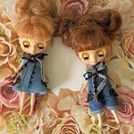 デニムなロンパース＆スカートＢ◆プチブライスアウトフィット◆＊atelier_sao＊