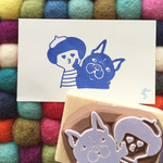 のーせんきゅーなフレブルさん［B］ 消しゴムはんこ