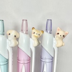 ①犬たちの単色ボールペン黒0.5mm