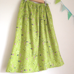 ＊field flowers♪ティアードスカート(green)＊