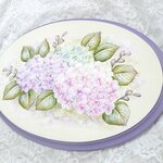 ご予約品❤紫陽花のプレート（トールペイント）