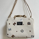 【さらに値下げ】ミニボストンバッグ ねこ刺繍 ショルダーバッグ