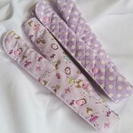 セール ずれが気にならない♡ 超ロング 水筒肩ひもカバー【バレリーナ／ドット】パープル