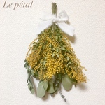 NEWミモザ＆ユーカリ＊ドライフラワースワッグ