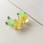 デザートみたいなピアス イエロー