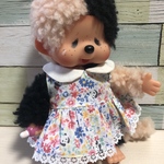 1001モンチッチ ちゃんS サイズ ワンピース パンダフラワー