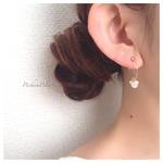 ＊再販9＊天使の忘れ物＊mix pearl angel ring earring