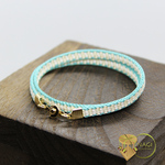 [送料無料] 二重巻きの組紐ブレスレット