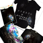 クリオネ×スワロフスキーなギャラクシーTシャツ