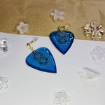 《青》ピックアクセサリー（ピアス・イヤリング・ノンホールピアス）