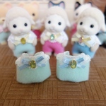 シルバニア赤ちゃん＊ロンパース 2着セット(たっち赤ちゃん用)