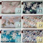 【25cm帆布】多目的ポーチ　Ａ５サイズ(母子手帳ＳＭ・通帳・トラベル)　リバティ　アーカイブライラック・キューフォーザズー
