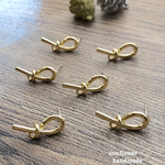 結びスタッドピアス☆6個