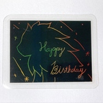 獅子座の誕生日カード