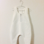 ＊送料込＊サルエルサロペット[white]