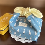 ＊丸いリボンのお弁当袋＊あひるのおさんぽ