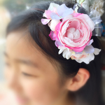 birthday513様専用ページ♡バラのピンクとホワイトのカチューシャ
