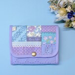 【ご予約品】ラベンダーとミントグリーンの爽やかな二つ折り財布