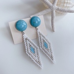 ターコイズ×デリカビーズピアス/イヤリング【vol.1】