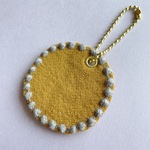 ミナペルホネンhandmadeキーホルダー「tambourine」