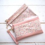 ｄさまorderのお品もの　リバティ　アシュテッド　ダウンシャーヒル　21×12.5cm　中布・深い2つの内ポケット・カードポケットほか