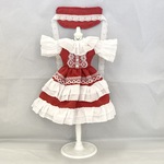 D-119【送料無料】【ジェニー】【リカちゃん】ワンピース　ドレス　服　赤