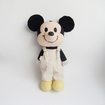 ぬいぐるみ　ハンドメイド  着せ替え服【サロペット　ホワイト　一枚】bo-w様 専用ページ