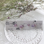 【限定】かすみ草とアメジスト　樹脂ピアス