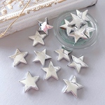 13pcs ＊スター 星型パーツ シルバー（0252）