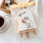 食いしん坊猫の食パンプレート