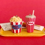 ポップコーンセットのピアスorイヤリング