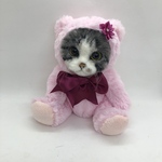 チャックちゃん専用ページ　オーダーメイド　ピンクのくまの着ぐるみ猫ちゃん🐱わんちゃん🐶　テディベア　テディキャット　テディドッグ　愛犬　愛猫　