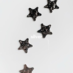 【4pcs silver #26】small スターパーツ