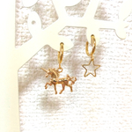 unicorn & star motif＊earring 