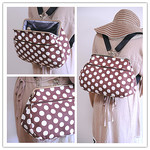 ☆再販☆【nanqueen's handmade】【キャンバス地】　がま口リュック＆ショルダー2wayバッグ