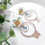 勿忘草の囁き イヤリング ピアス