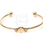 BRA-008-G【1個入り】口ひげブレスレット,mustache Bracelet/2mm thickness