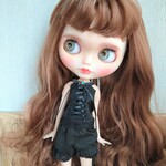 659※単品※黒のふんわりかぼちゃパンツ※ブライスアウトフィット※1/6ドール服